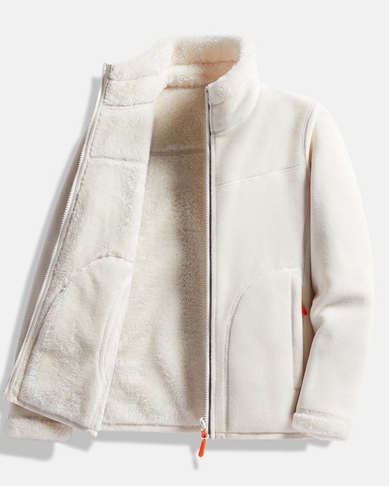 Veste Unie Manche Longue Décontractée