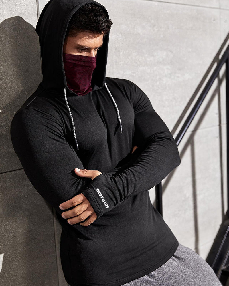 Manteaux Homme Capuche Cordon De Serrage