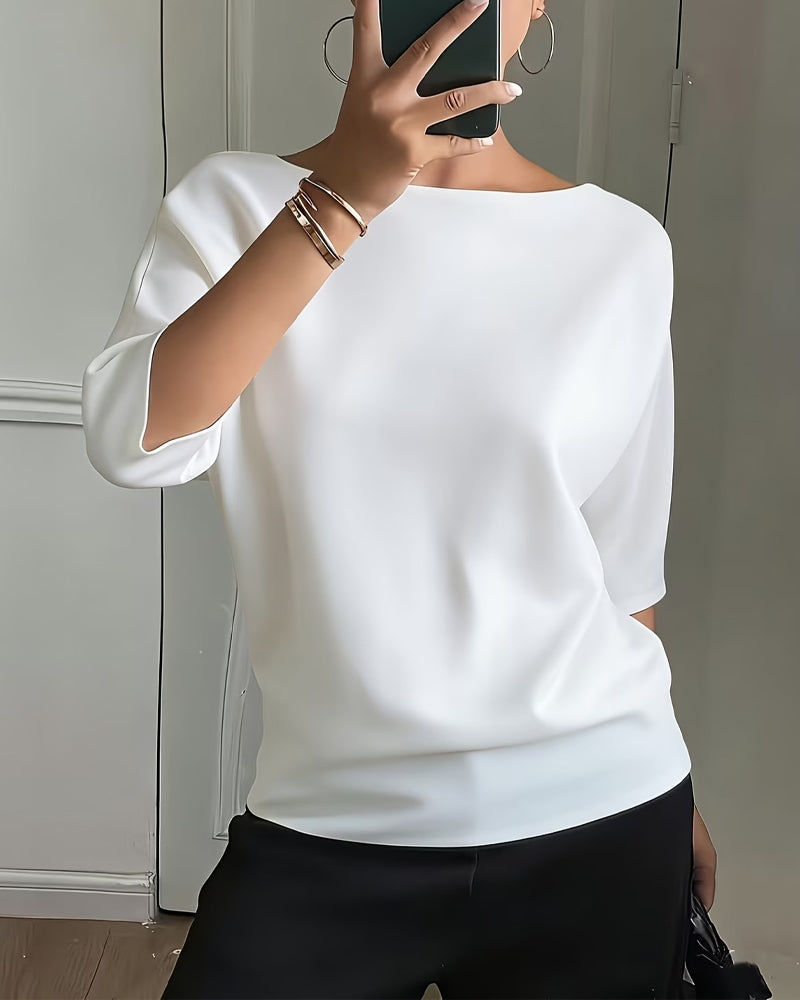 Haut Off-The-Shoulder Manches 3/4