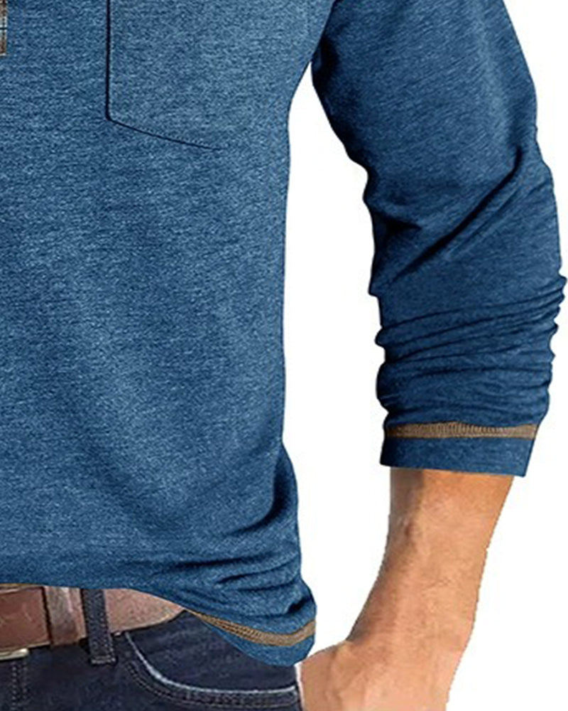 Blouse Homme Bouton Revers Polo