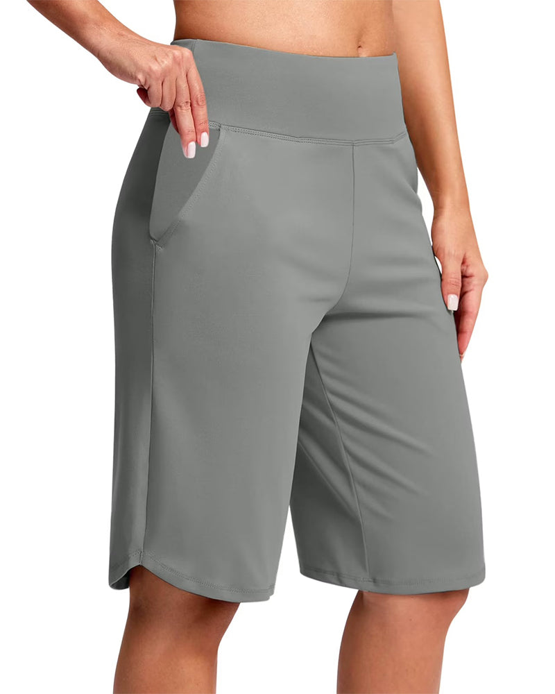 Pantalon À Taille Basse Unie Sport Décontracté