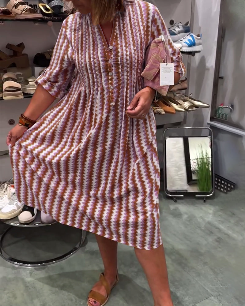 Obe À Imprimé Vagues