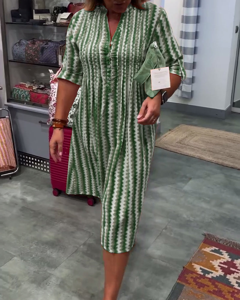 Obe À Imprimé Vagues