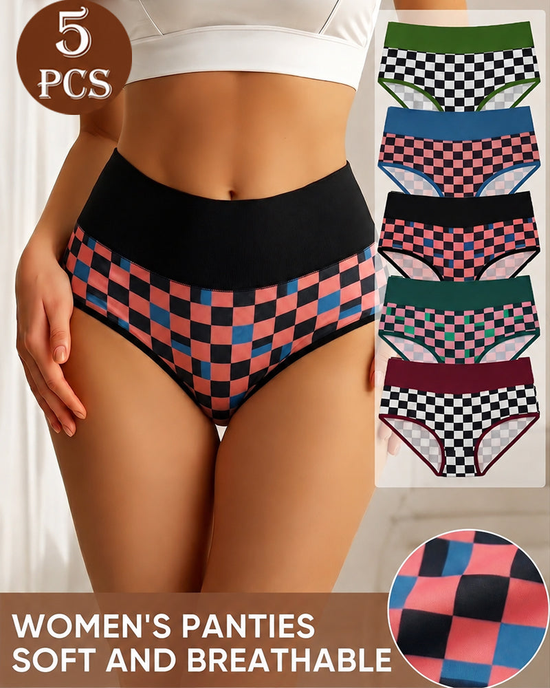 Set Lot De 5 Culottes Taille Haute Sans Couture