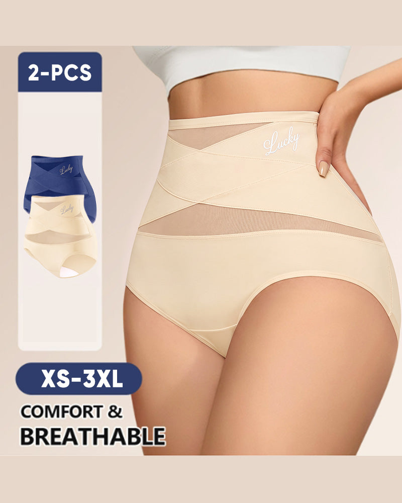 Culotte Femme Taille Haute Sans Couture Gainante Et Affinante