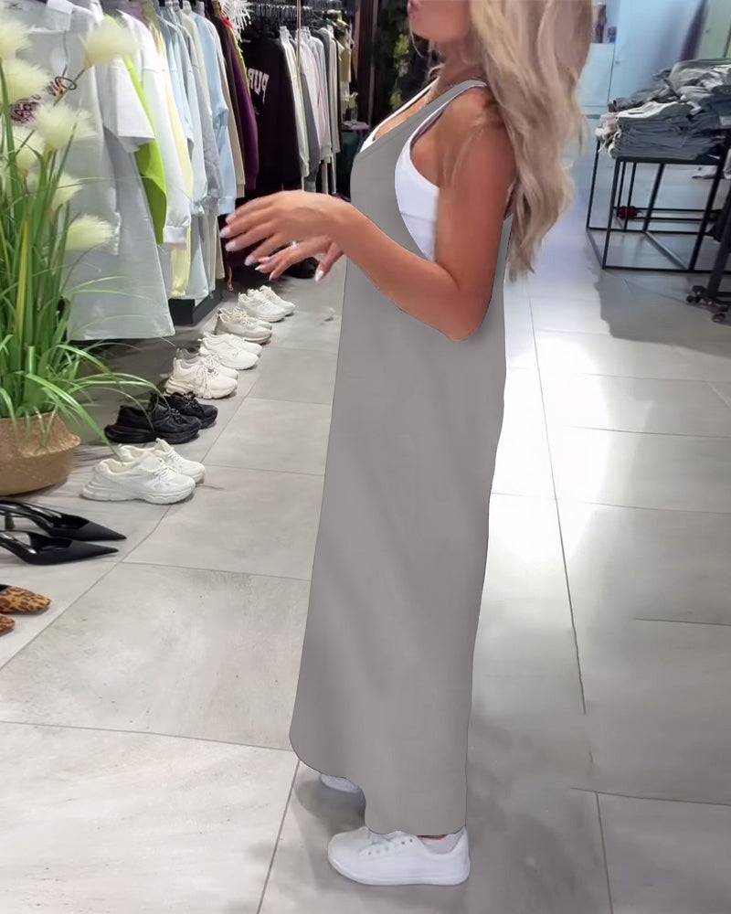 Robe Minceur Bretelles Décontracté