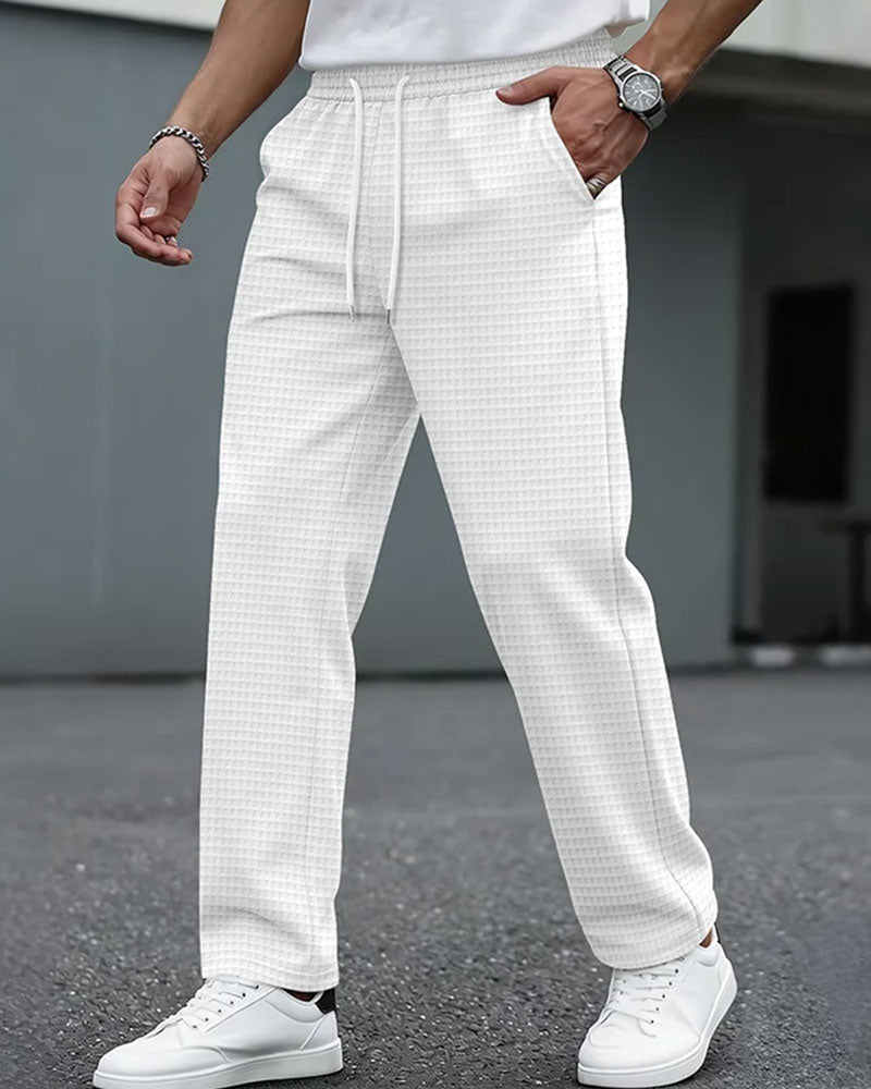 Pantalon Unicolore Hommes Sweat