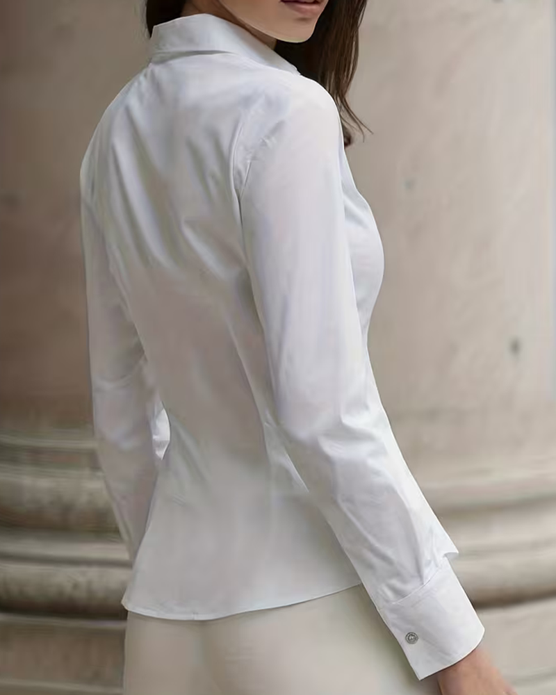 Chemise Taille Froncée Ajustée