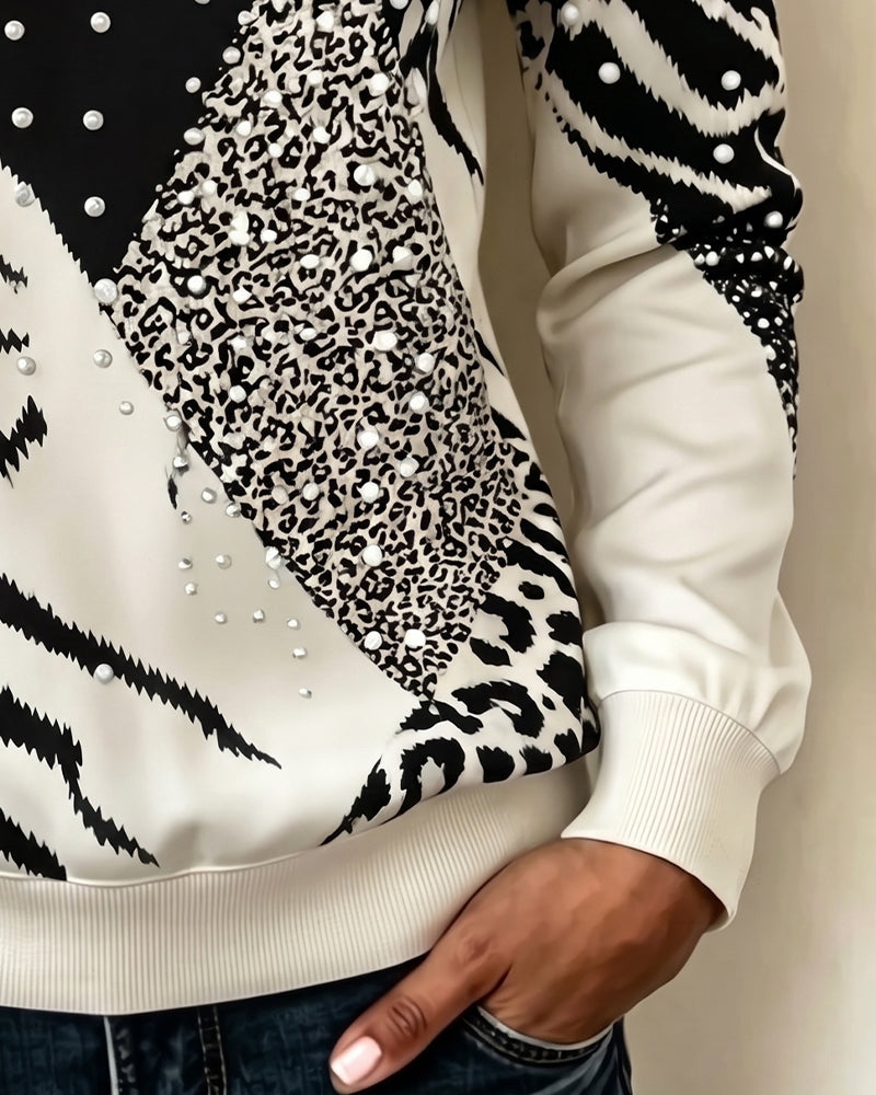 Sweat‑shirt Manches Longues Col Rond