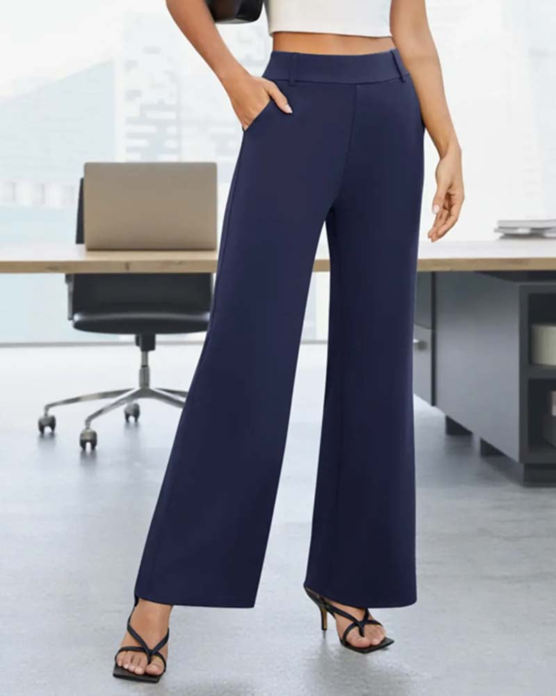 Pantalon Drapé Coupe Costume