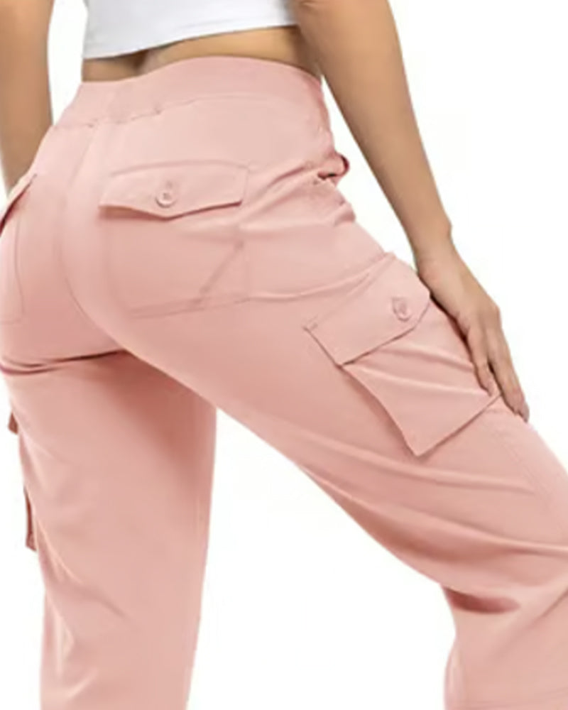 Pantalon Décontracté Court Multi-Poche Randonnée