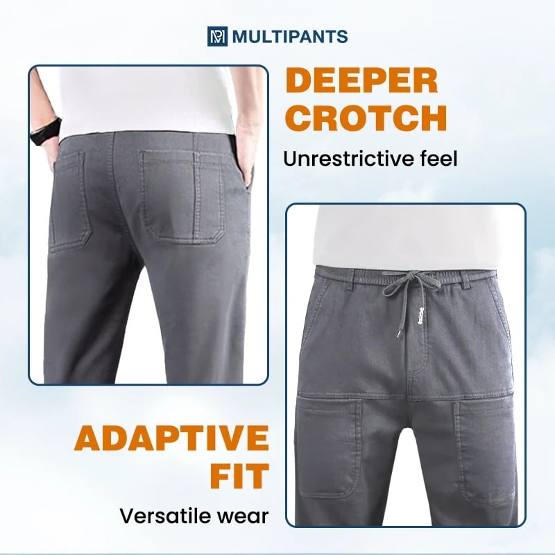 Pantalon Stretch Élevé Multi-Poche Durable Cargo