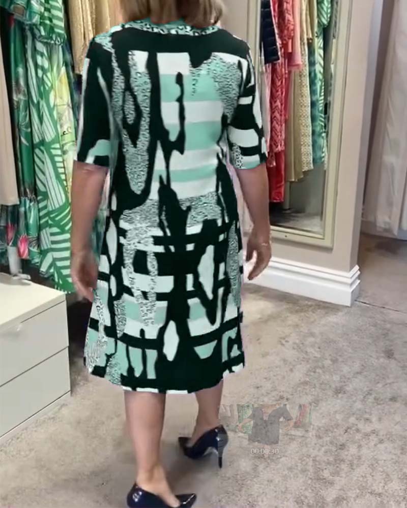 Robe midi femme imprimé léopard