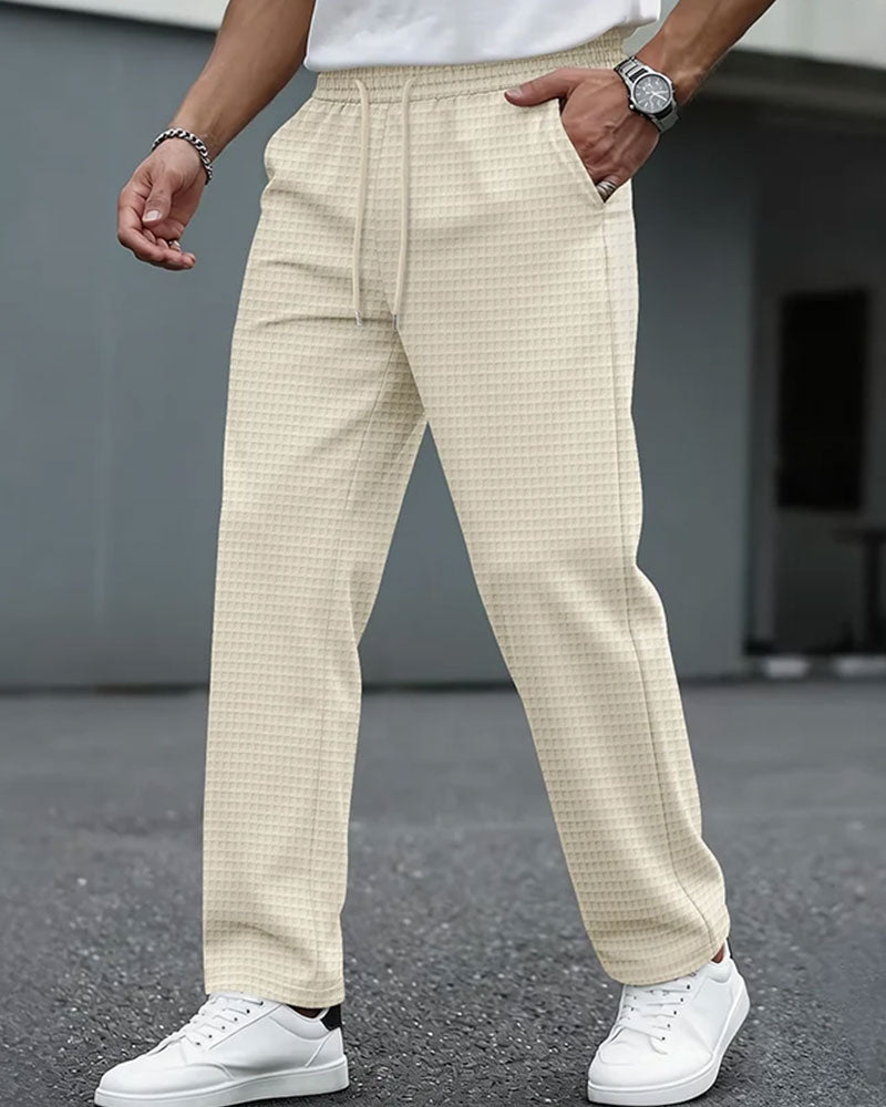 Pantalon Unicolore Hommes Sweat