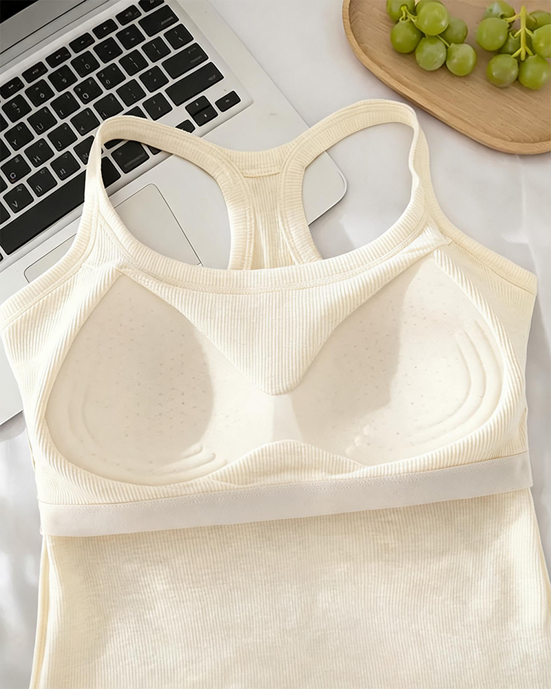 Débardeur Soutien-Gorge Intégré Côtes Unie
