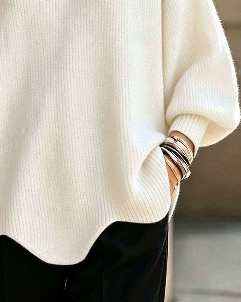 Pull Uni À Revers