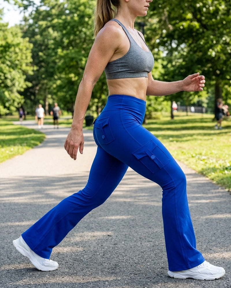 Pantalon Mode Yoga Évasé