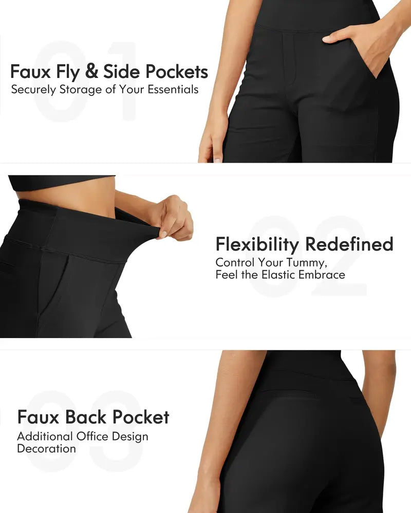 Pantalon Unie Décontracté Polyvalent Court