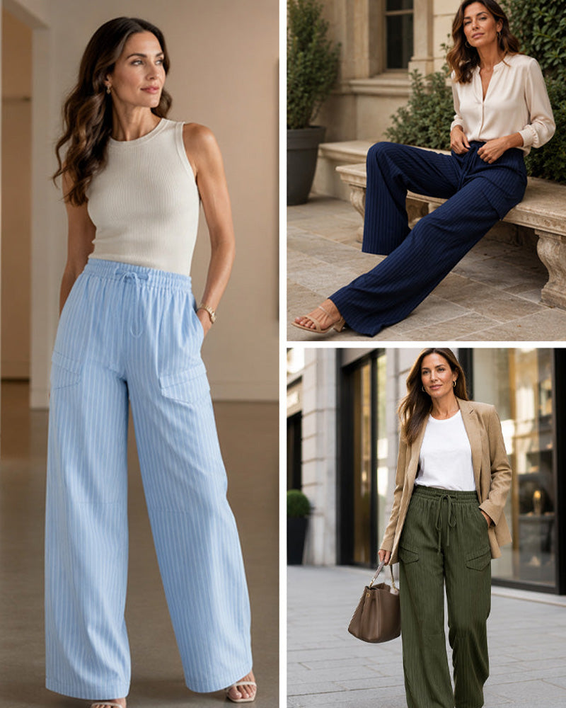 Pantalon Poche Cordon Long