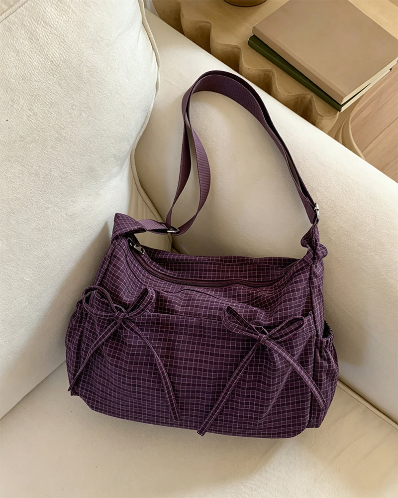 Sac Nœud Carreau Crossbody