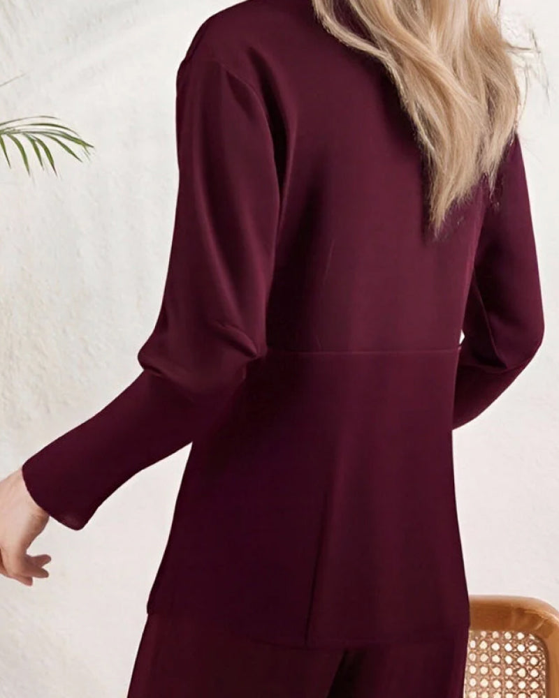 🍂Promo d’automne💕Ensemble douillet multicolore pour femme