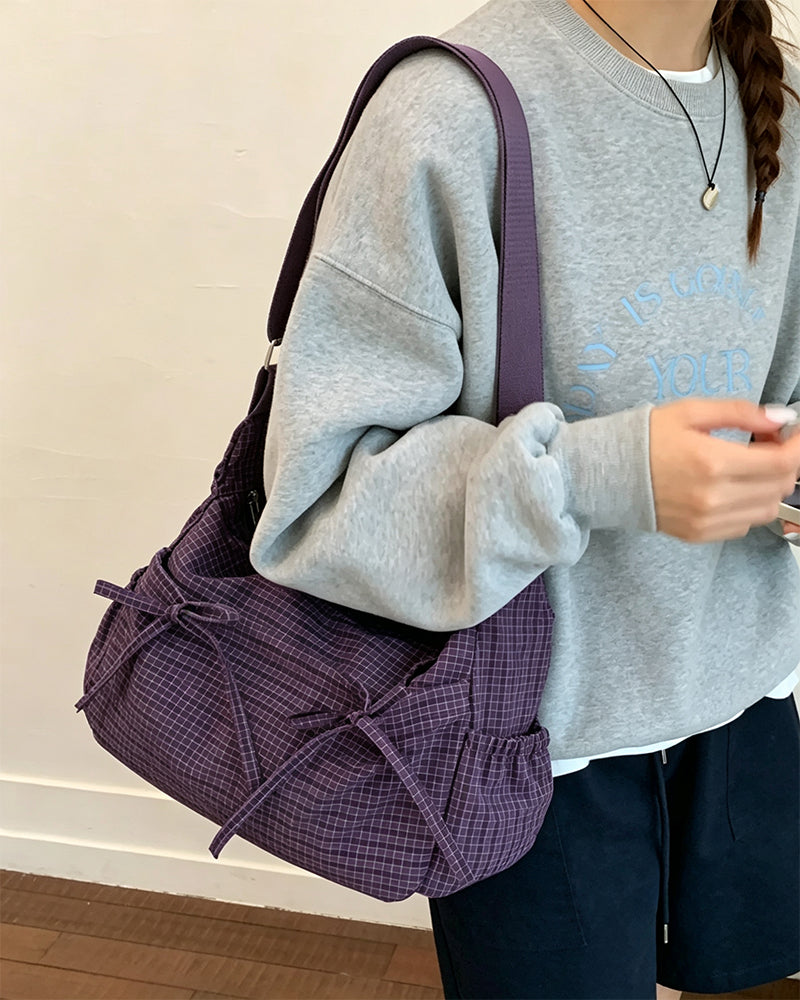 Sac Nœud Carreau Crossbody