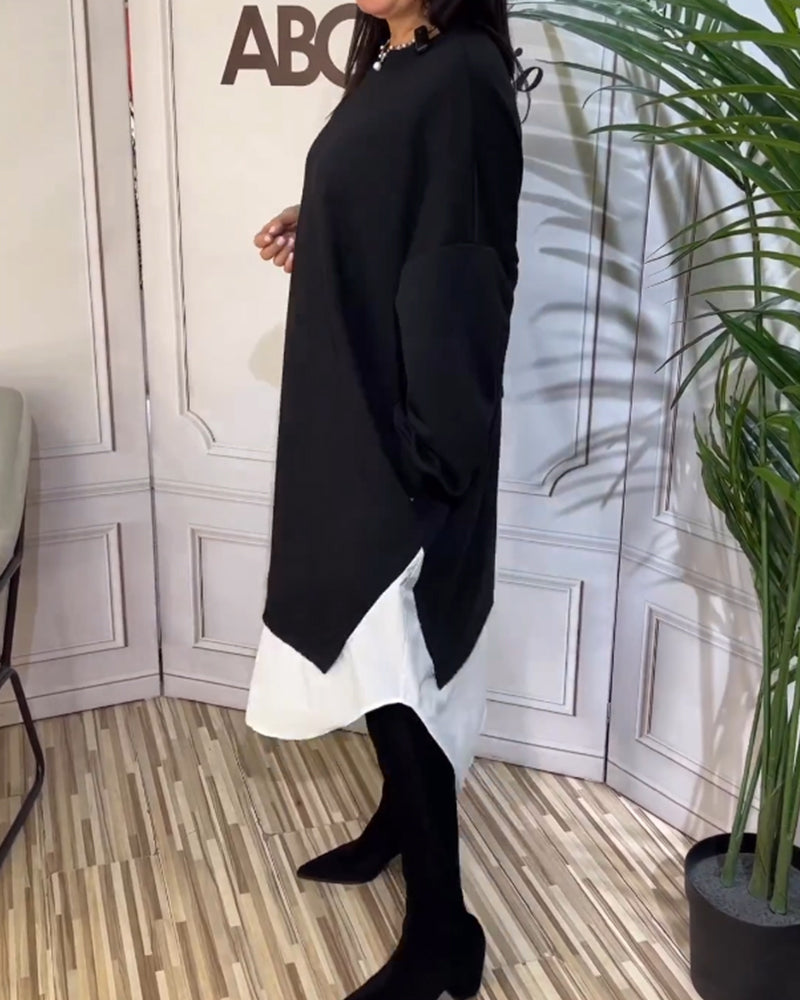 Robe patchwork ronde