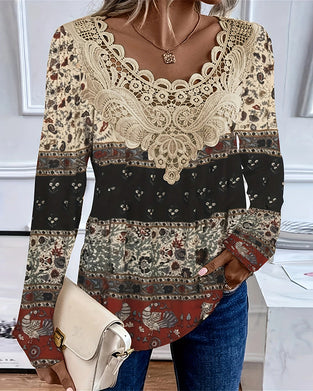 T-shirt rétro mode décontracté imprimé