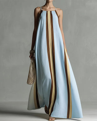 Robe Cami Décontractée Rayée