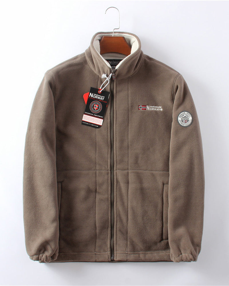 Veste Homme Double Couche Fleece & 50% DE RÉDUCTION