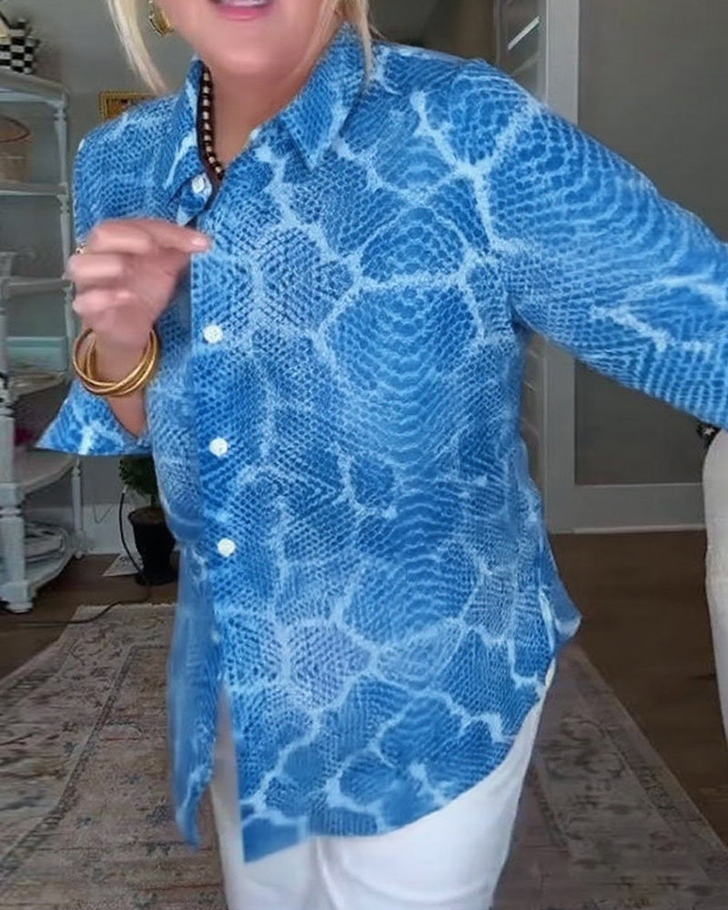 Blouse Avec Boutonnée Et Texturée Caractéristiques
