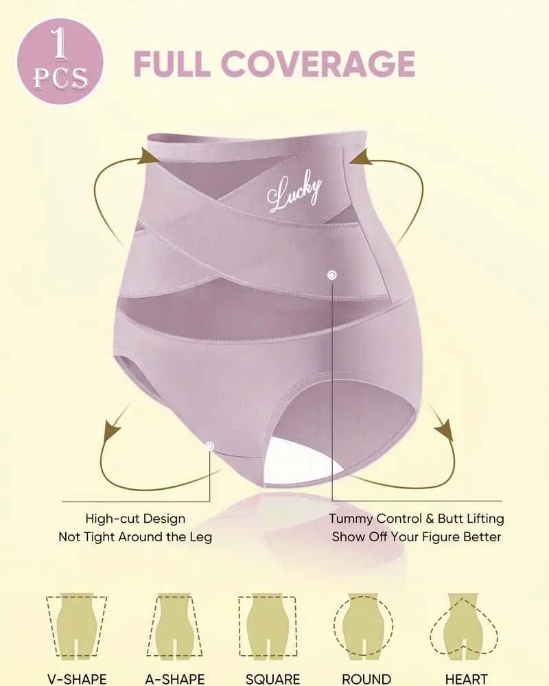 Culotte Femme Taille Haute Sans Couture Gainante Et Affinante