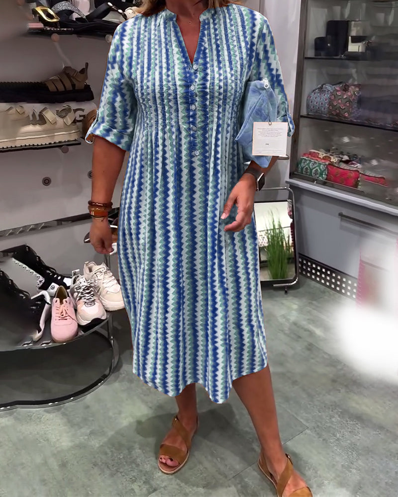 Obe À Imprimé Vagues