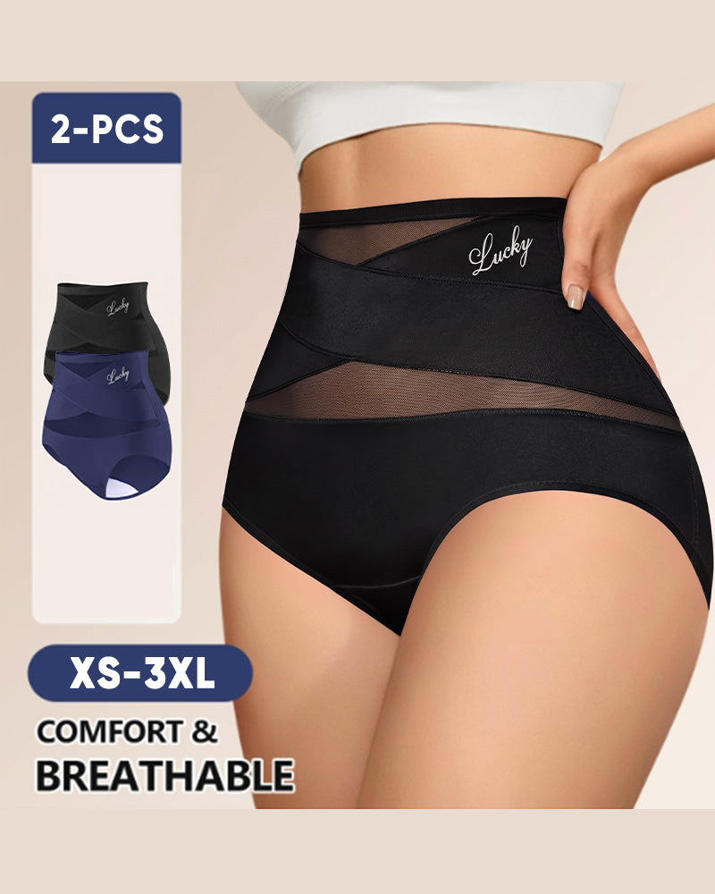 Culotte Femme Taille Haute Sans Couture Gainante Et Affinante