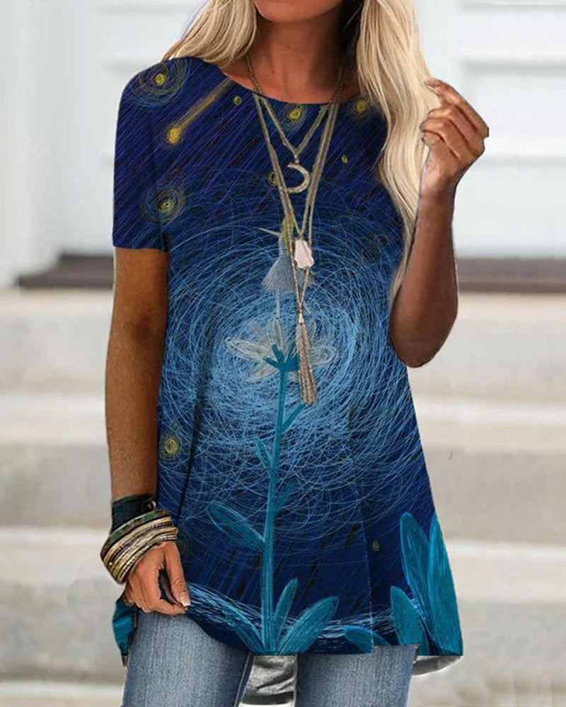 T-shirt à manches courtes avec imprimé