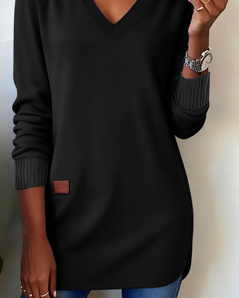 Sweat Tendance À Col En V