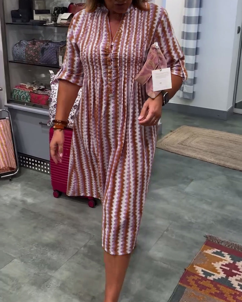 Obe À Imprimé Vagues