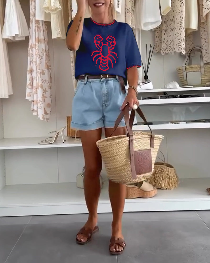 Pull Imprimé Style Urbain