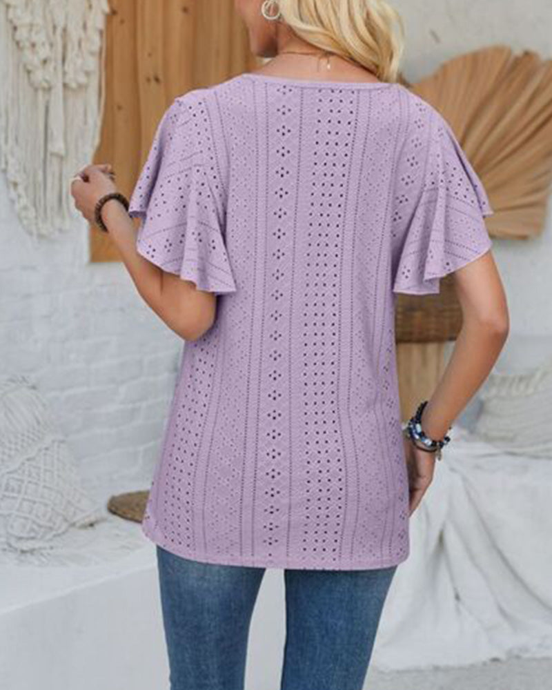 Blouse Col V Uni