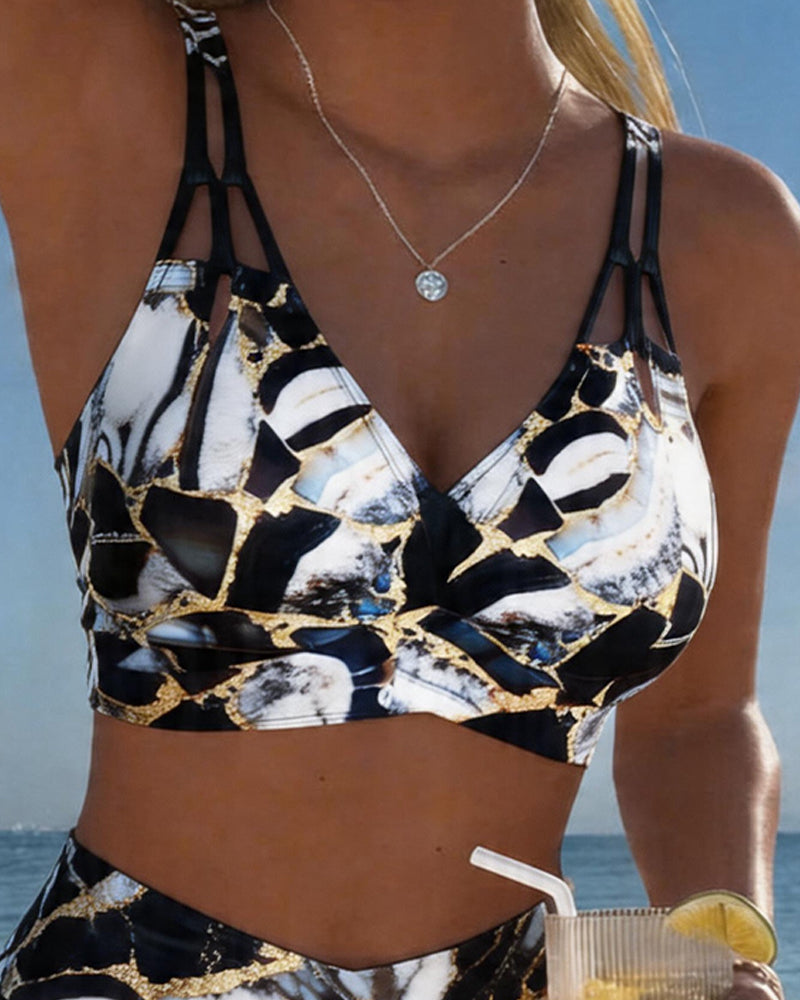 Bikini Bretelle Découpe Créateur
