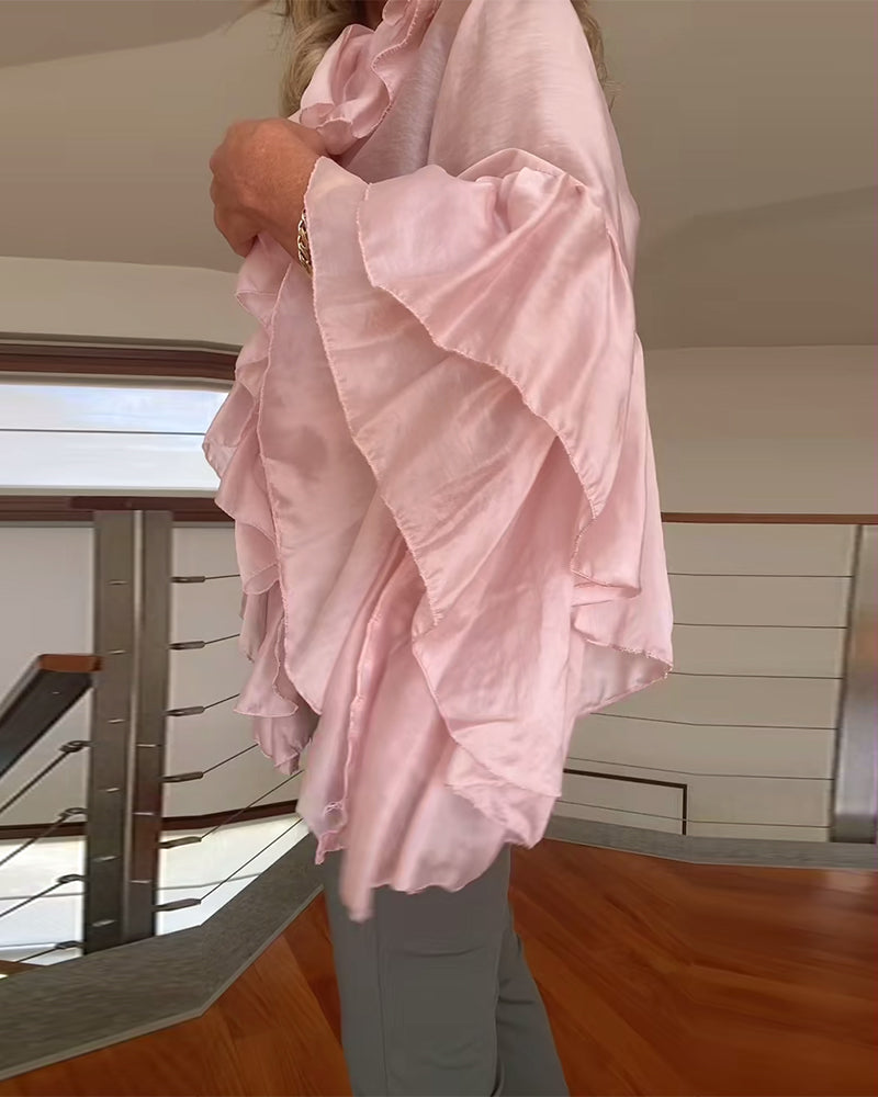 Blouse à la Mode à Volants