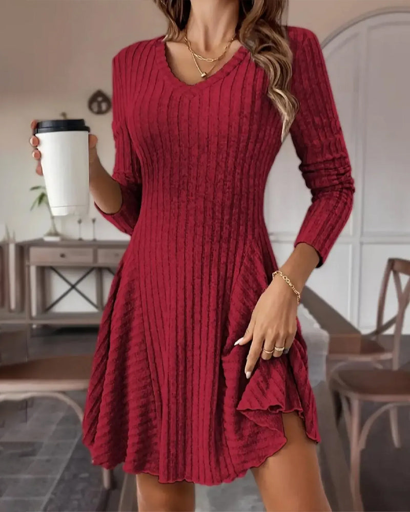 Robe Ligne A Manche Longue