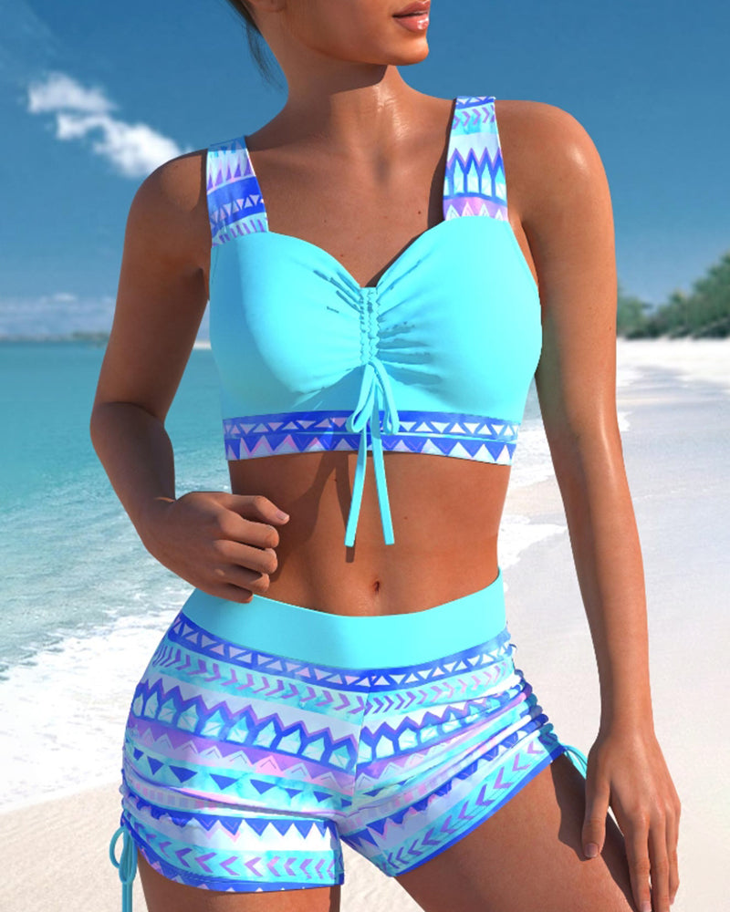 Bikini amincissant et taille haute