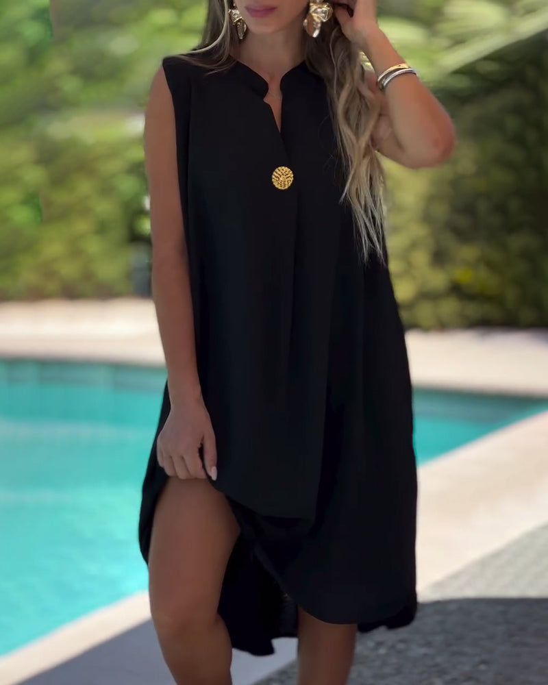 Robe Sans Manches Décontractée