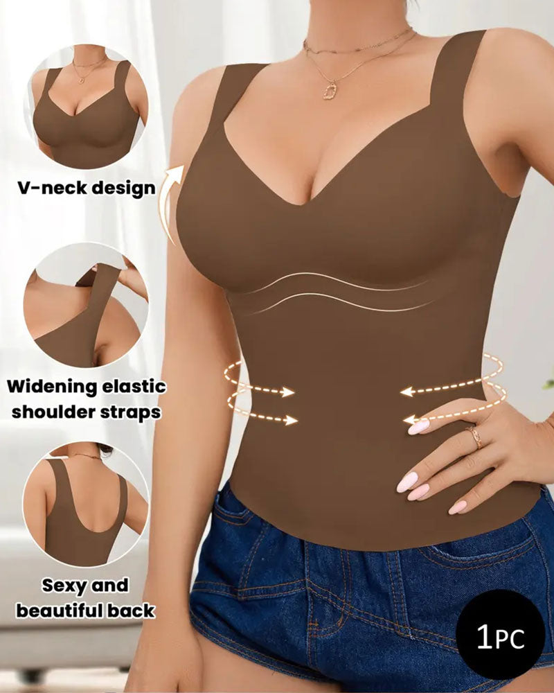 Débardeur Shapewear Large Bretelle Col V