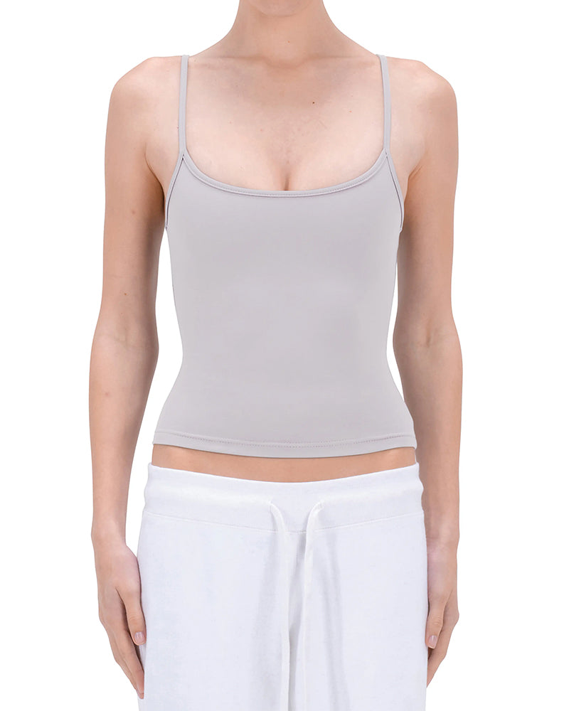 Haut Camisole Col U Bretelles Spaghetti