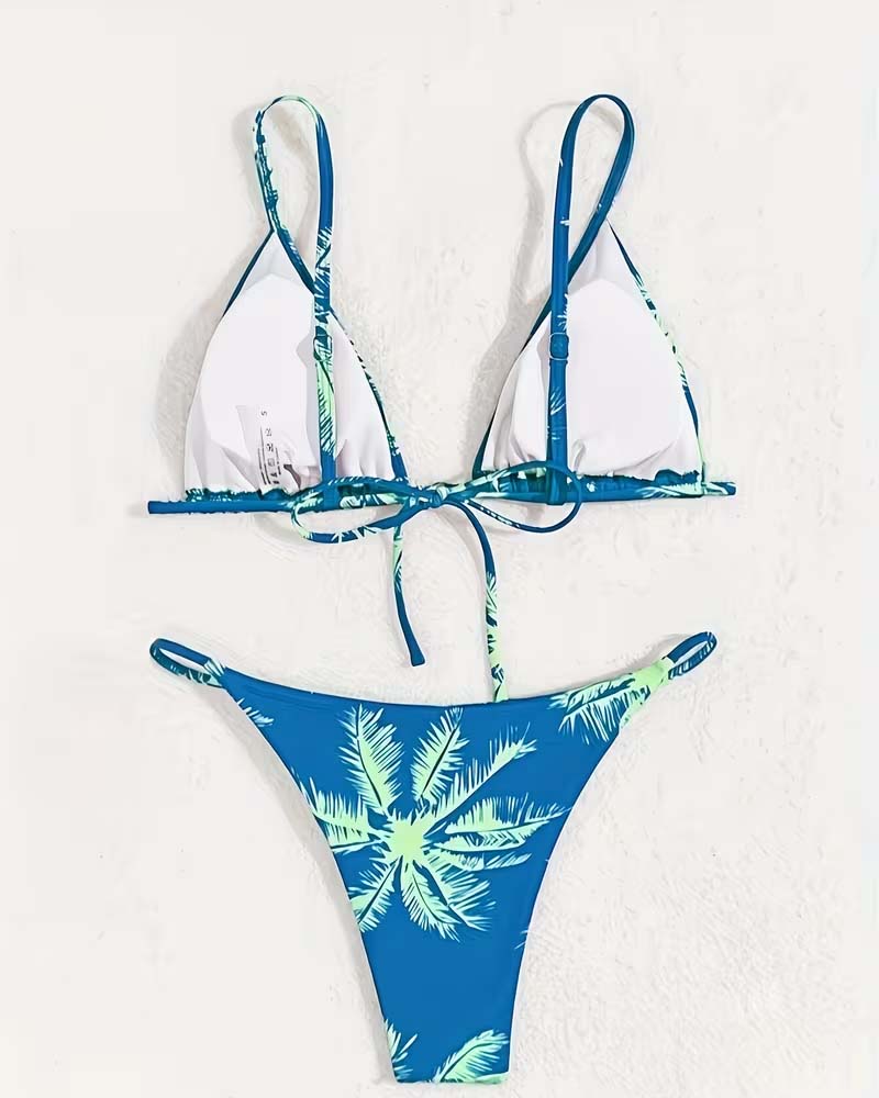 Bikini Bretelles Spaghetti Taille Basse