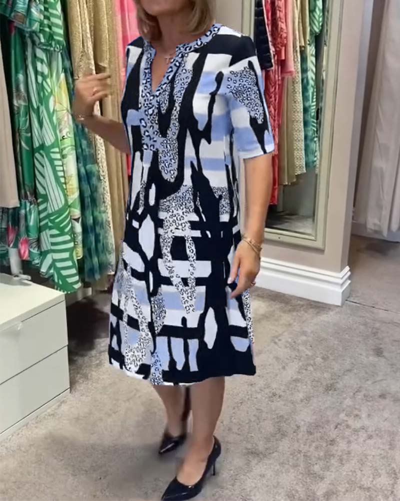 Robe midi femme imprimé léopard