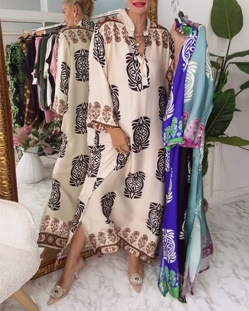 Robe de mode ample rétro