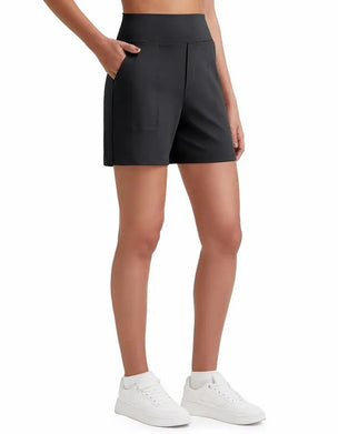 Short Taille Haute Athlétique Course
